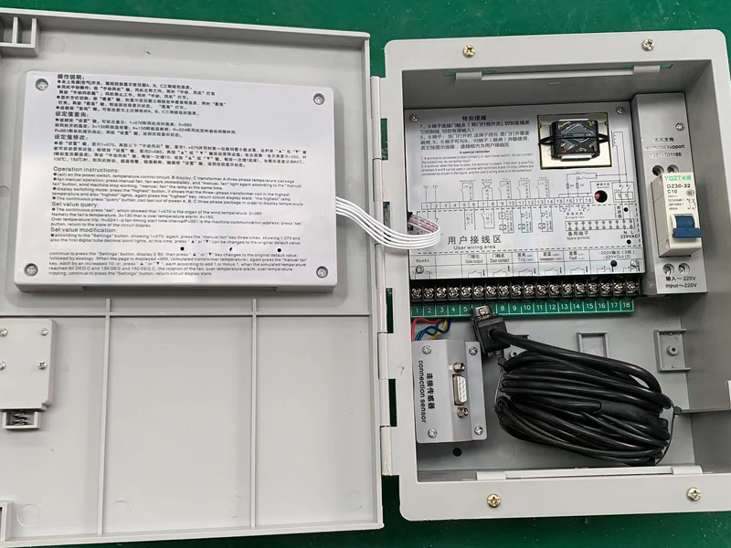宁波​LX-BW10-RS485型干式变压器电脑温控箱报价